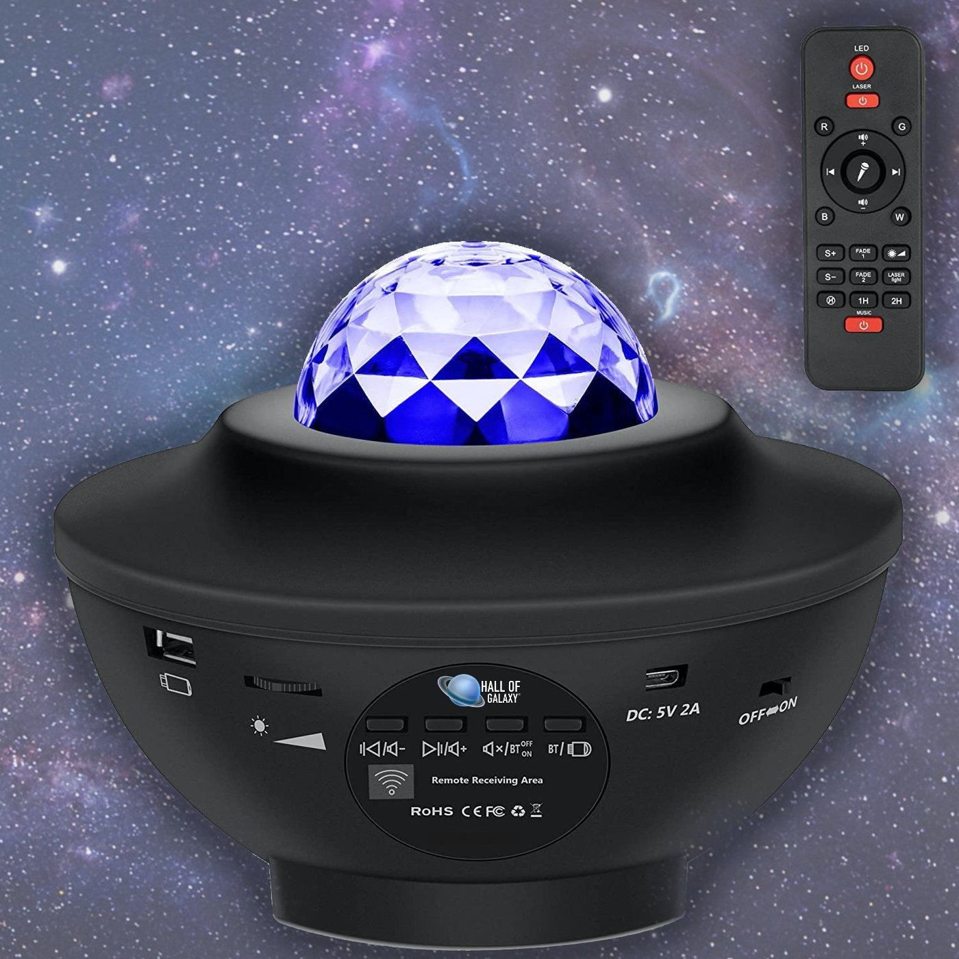 NEBULONIX® 360 Galaxy Projector